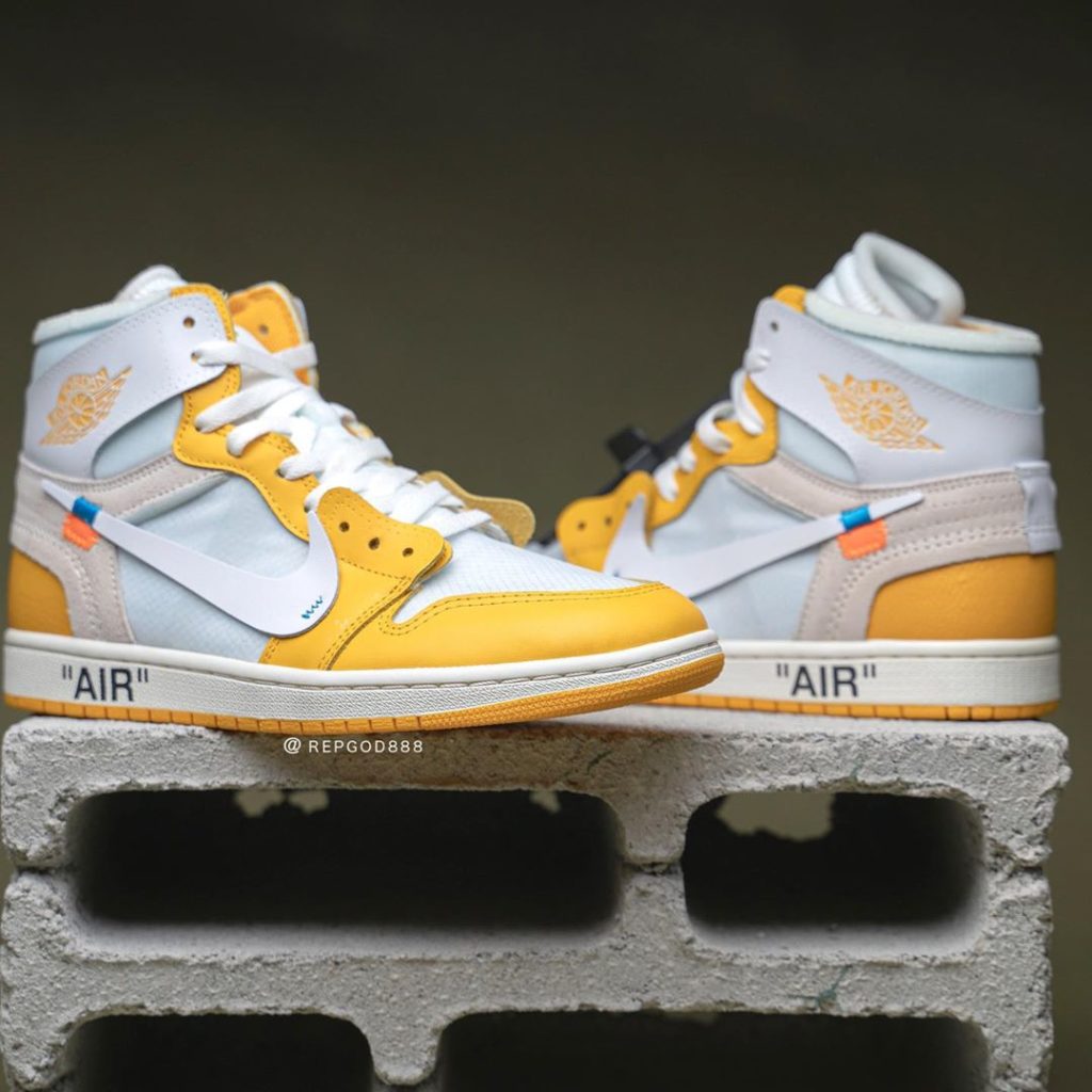 jordan 1 off white yellow